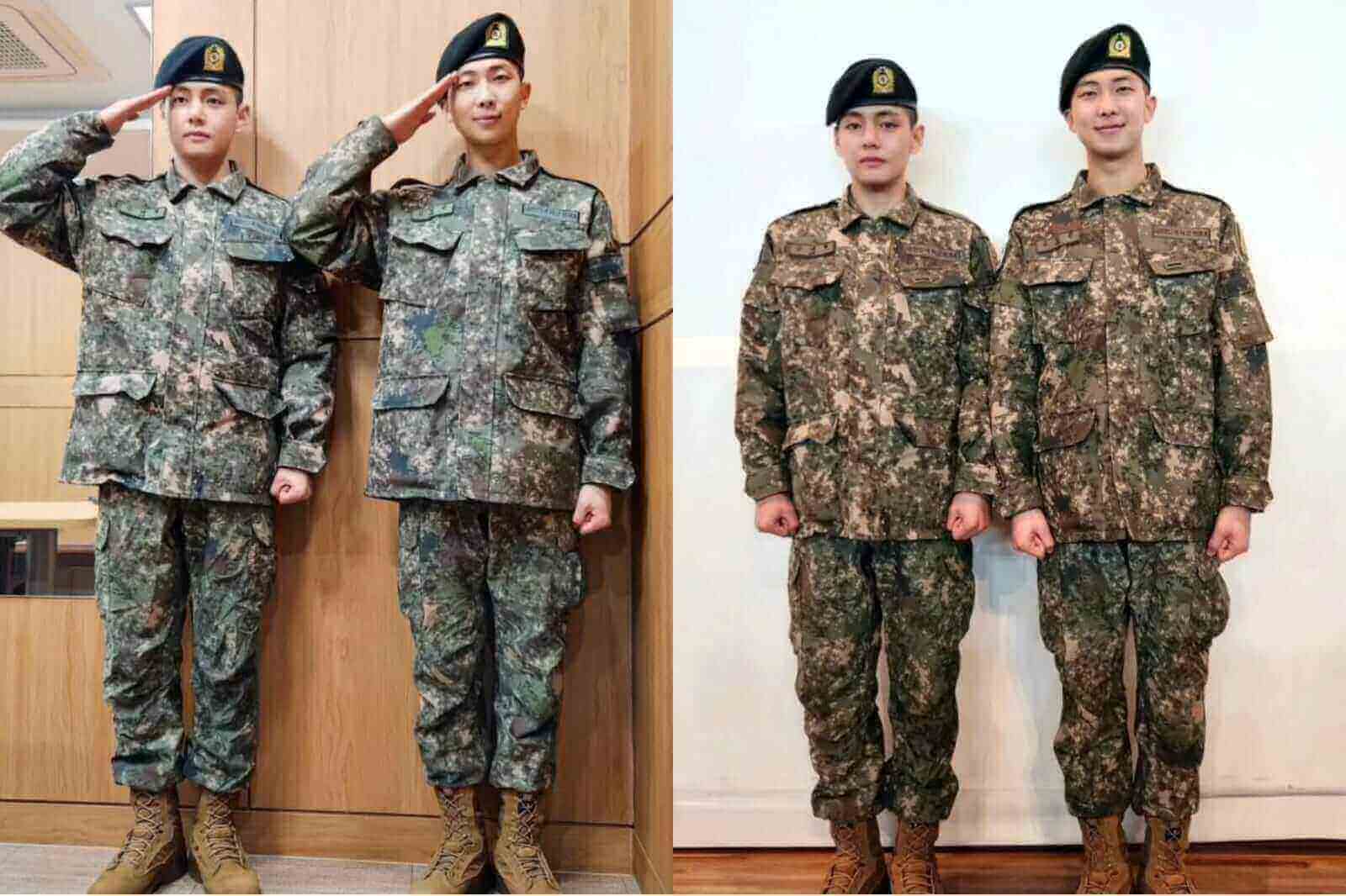 BTS's Taehyung and Namjoon Graduation Triumph Among Elite 6 at Nonsan Military Training Center Sparks Fan Pride, Unveiling V & RM's Military Photo